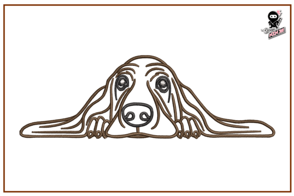 Basset Hound Dog Embroidery: A Seller's Review