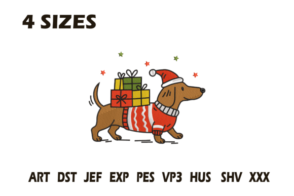 Christmas Dachshund Embroidery: A Designer's Review
