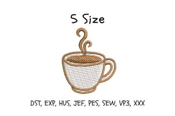 Coffee Cup Embroidery Design Review for Boutique Apparel
