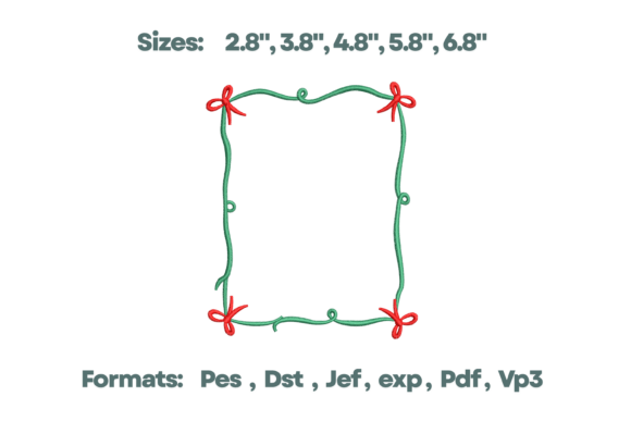 Curved Bow Garland Border Embroidery Review