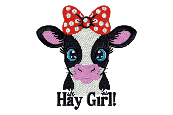 Cute Cow Head Embroidery Design Review for Etsy Sellers