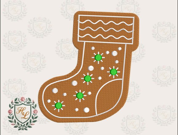 Gingerbread Sock Embroidery Files Review for Holiday Projects