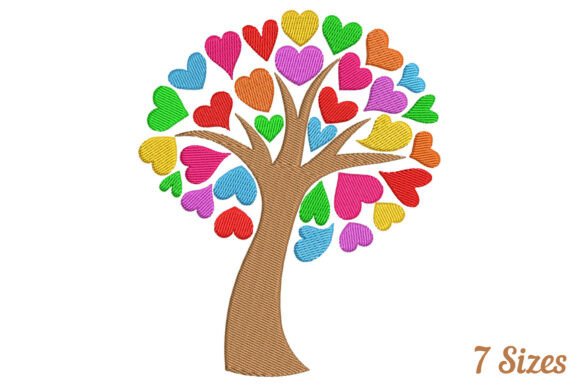 Love Heart Tree Embroidery Design Review for Etsy Sellers
