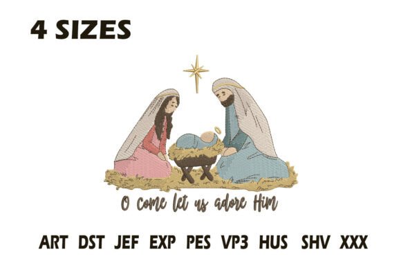 Nativity Scene Embroidery: A Designer's Review
