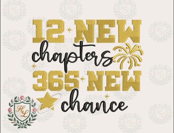 New Year 12 New Chapters Embroidery File Review