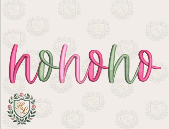 Pink Ho Ho Ho Christmas Embroidery Files Review