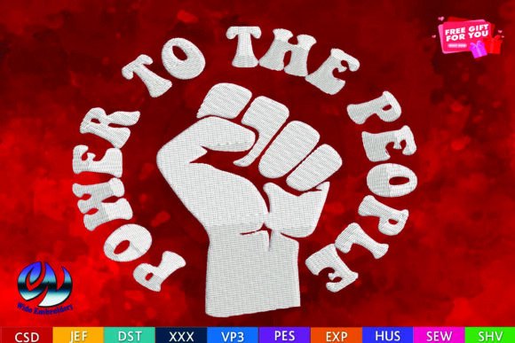Power to the People Embroidery Design Review
