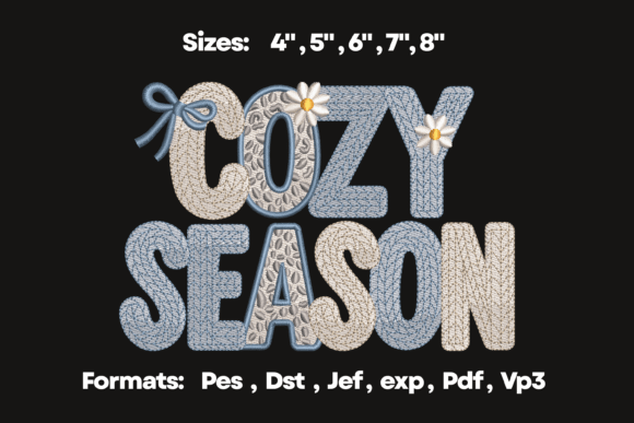 Review: Cozy Season Knit Texture Embroidery for Winter