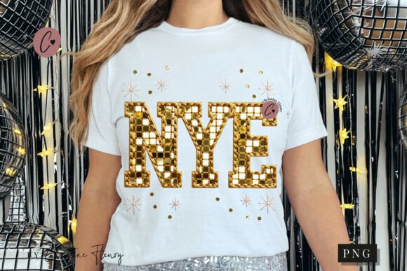 Review: Faux Embroidery Disco NYE PNG for Holiday Sales