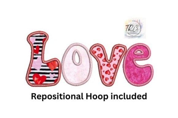 Review: Love Applique Embroidery Design for Valentine Sales