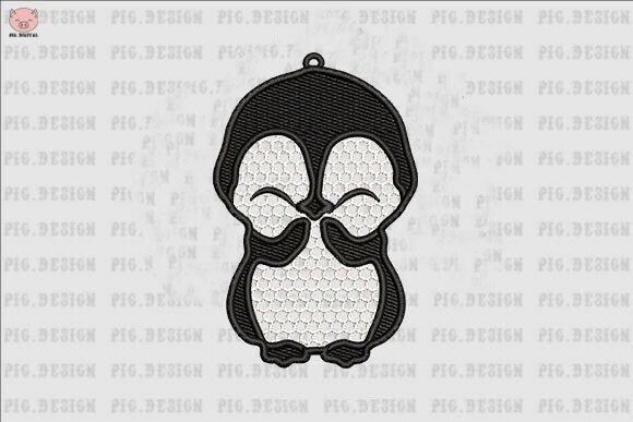 Review: Ornament Penguins Earrings Embroidery for Holiday Sales