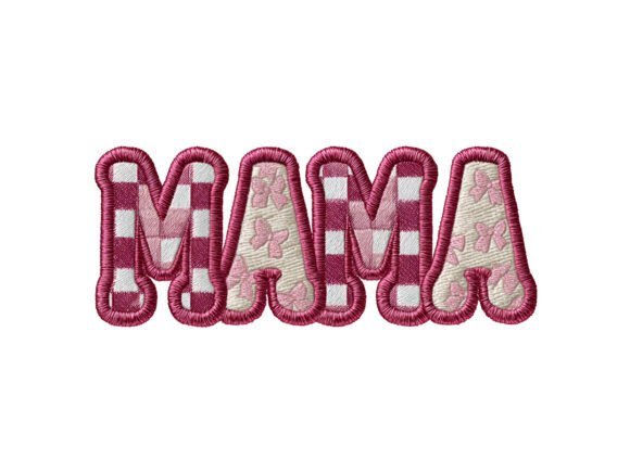 Review: Stitched MAMA Embroidery Word PNG for Boutique Apparel
