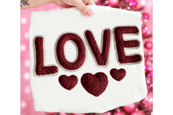 Review: Yarn Faux Embroidery Valentine Varsity L