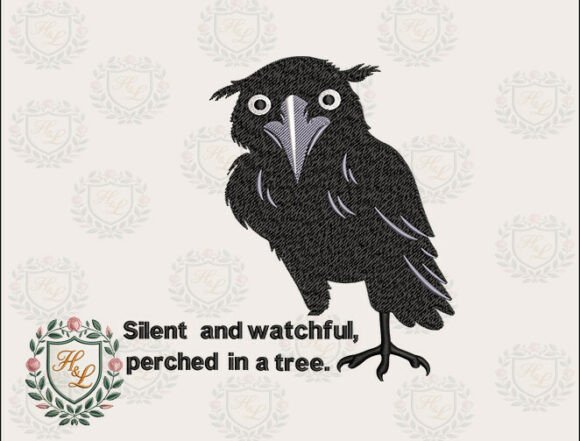 Spooky Crow Embroidery Files Review