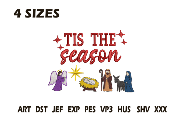 Tis the Season Nativity Embroidery Review